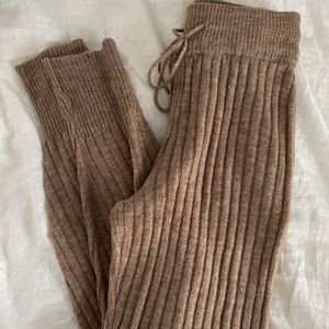 FREE PEOPLE - Tan Lounge Joggers - NWT